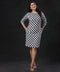 Check Printed Shift Dress